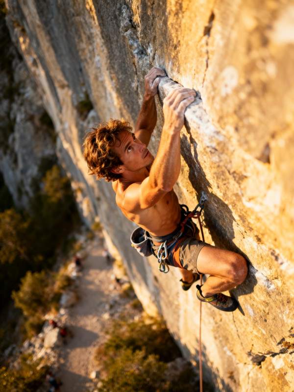 极限攀岩挑战图片