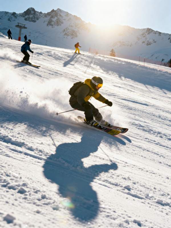 雪道疾驰 尽享冬日激情图片