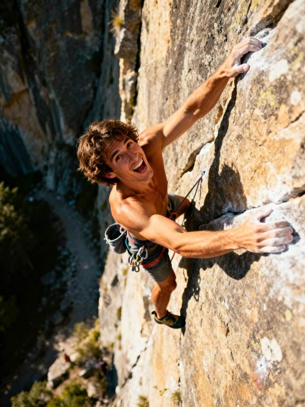 极限攀岩 挑战自我图片