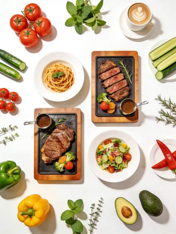 美食盛宴 色彩缤纷图片