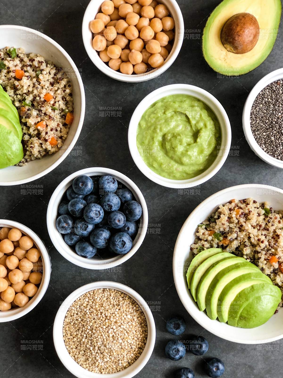 健康食材拼盘图片