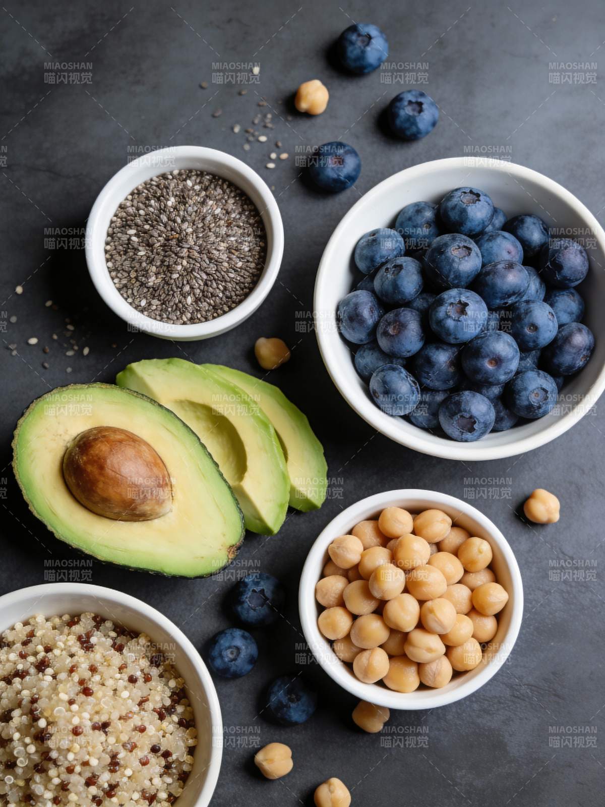 健康食材组合图片