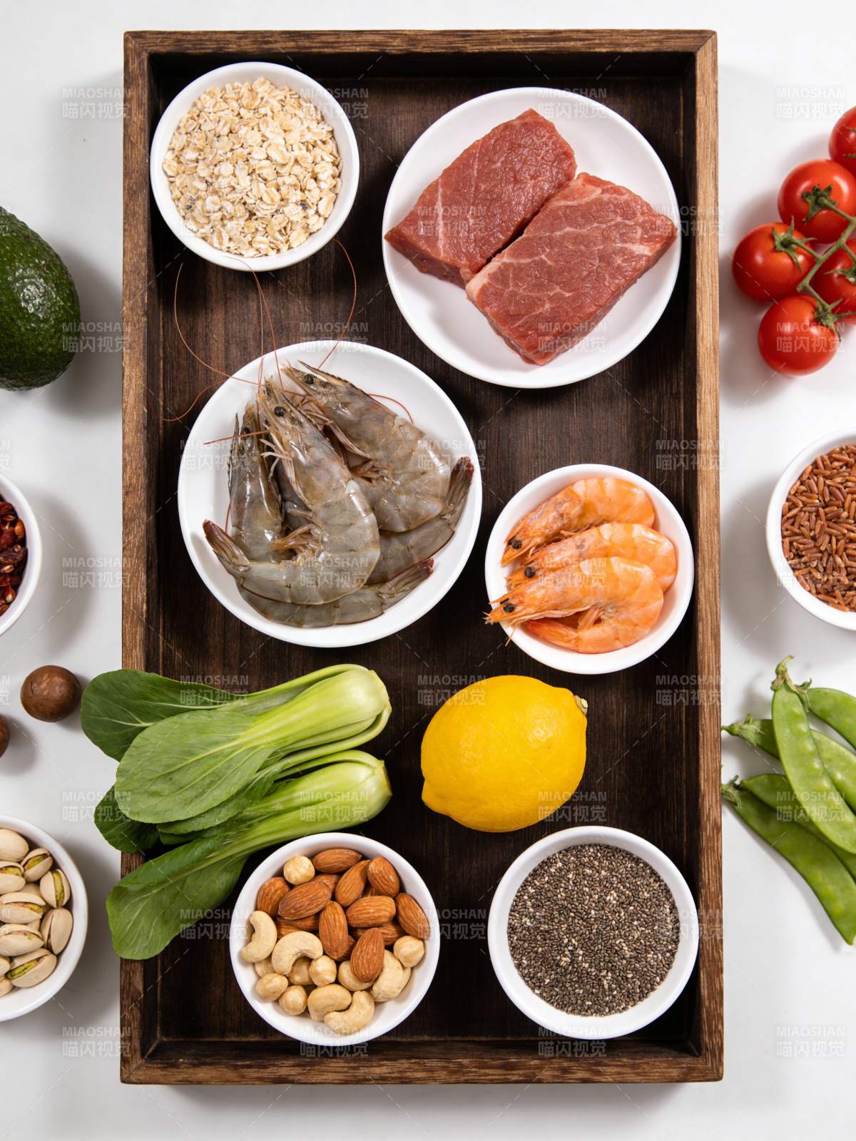 健康食材拼盘图片