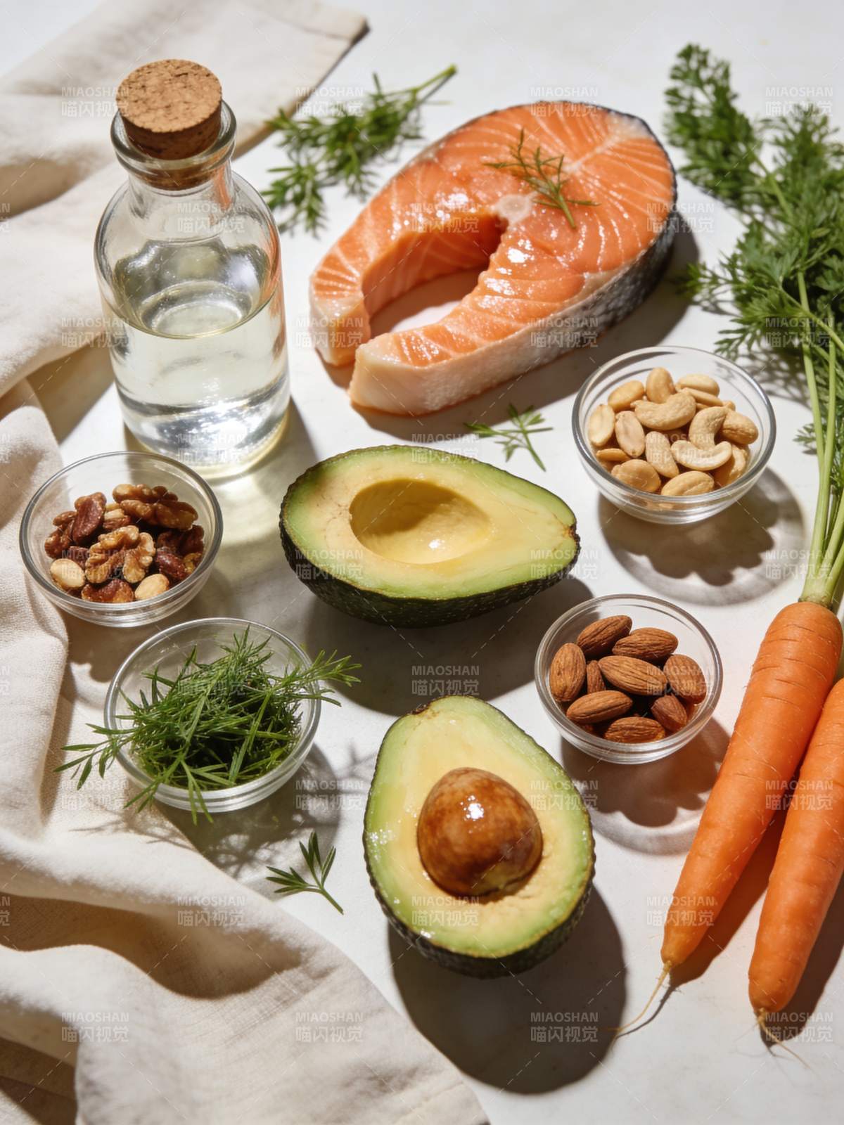 健康食材拼盘图片