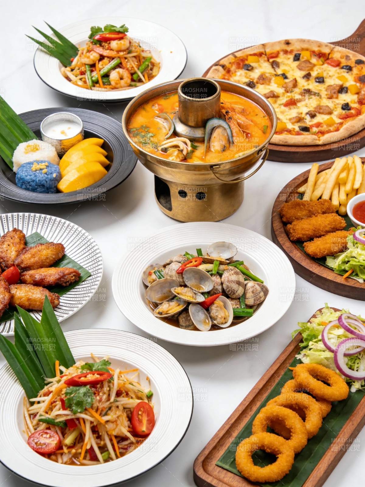 美味佳肴盛宴图片