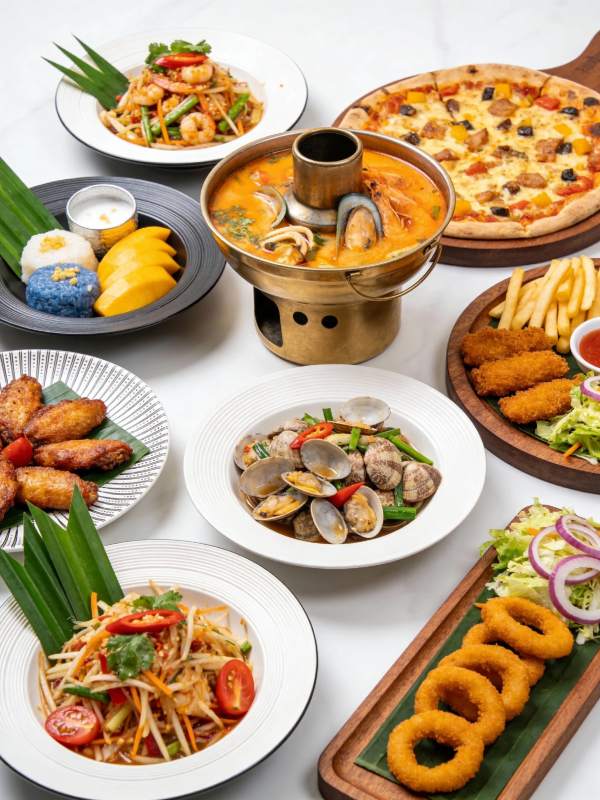 美味佳肴盛宴图片