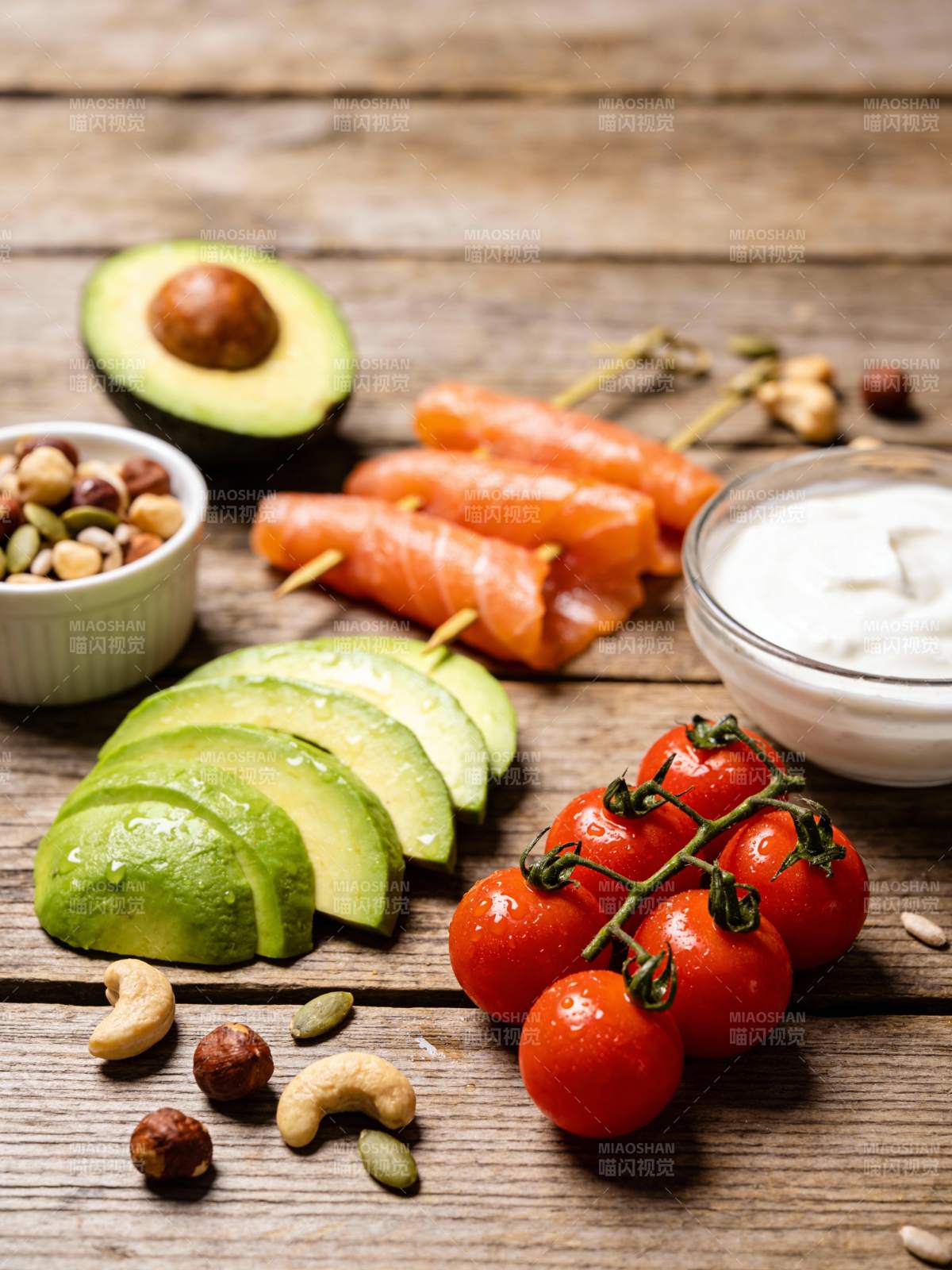 健康食材拼盘图片