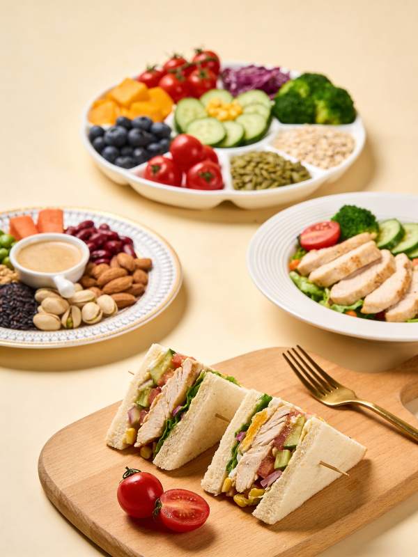 健康轻食拼盘图片