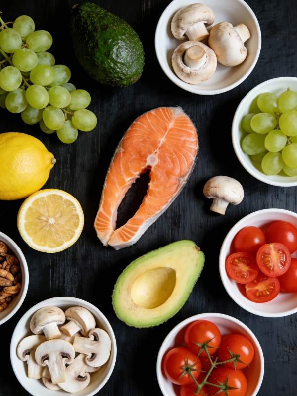 健康食材拼盘图片