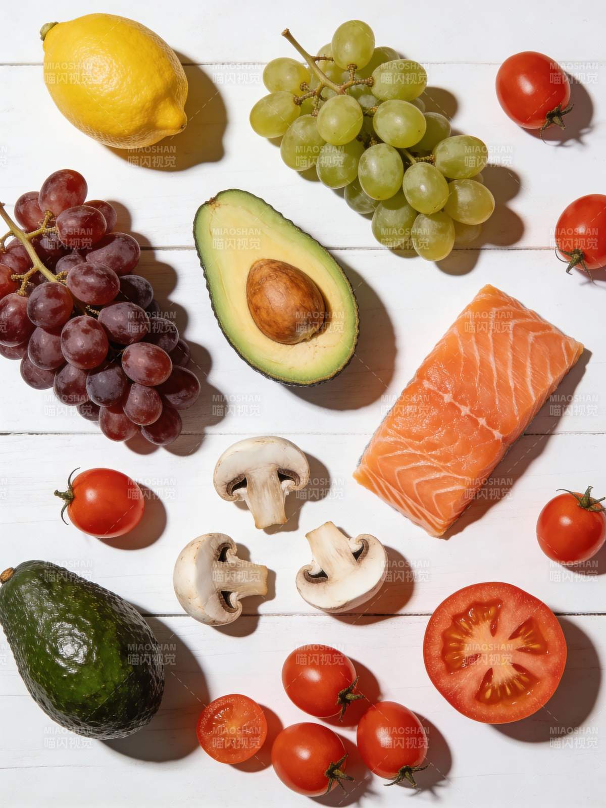 新鲜食材拼盘图片