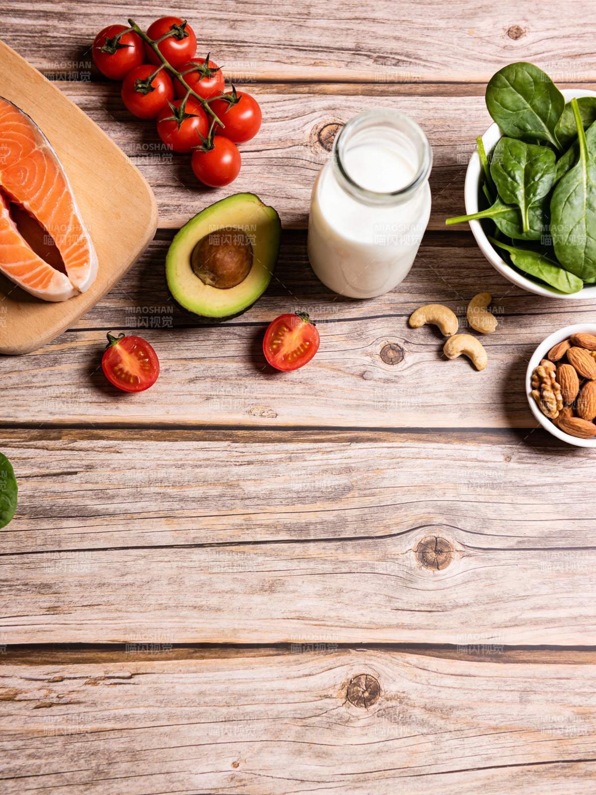 健康食材拼盘图片