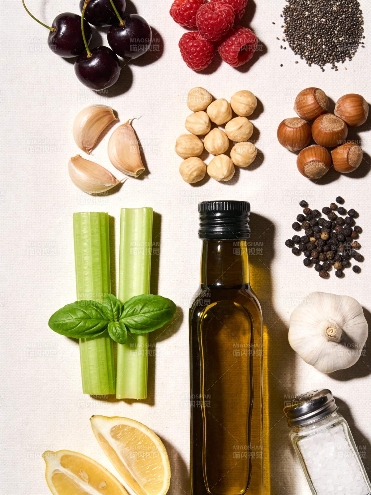 健康食材拼盘图片