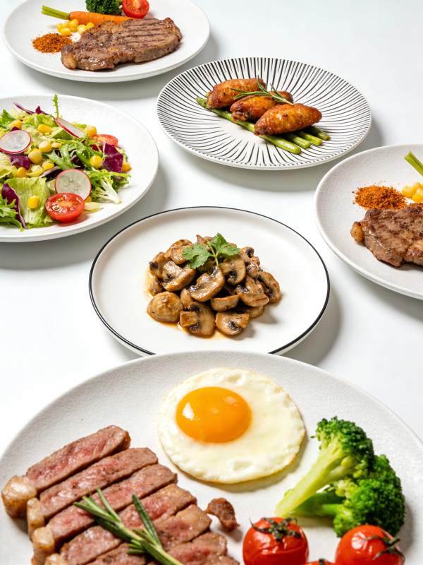 美味家常菜拼盘图片