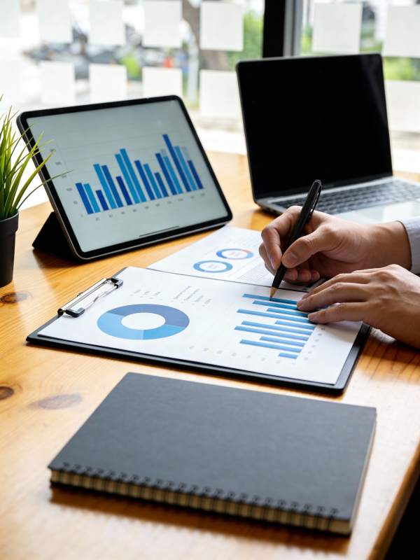 数据分析办公场景图片