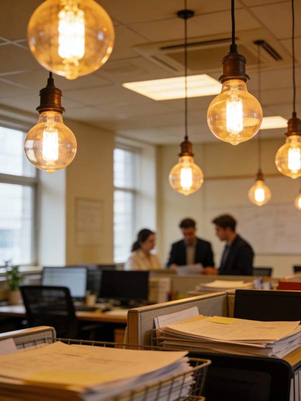 温暖办公角落图片