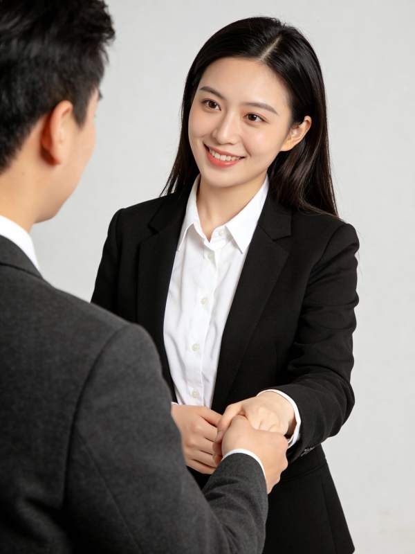 职场握手瞬间图片