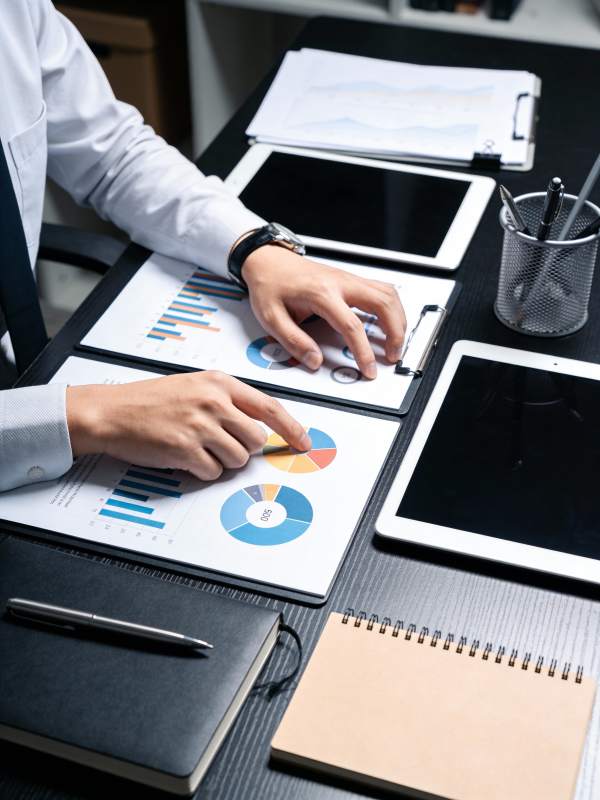 商务分析工作场景图片