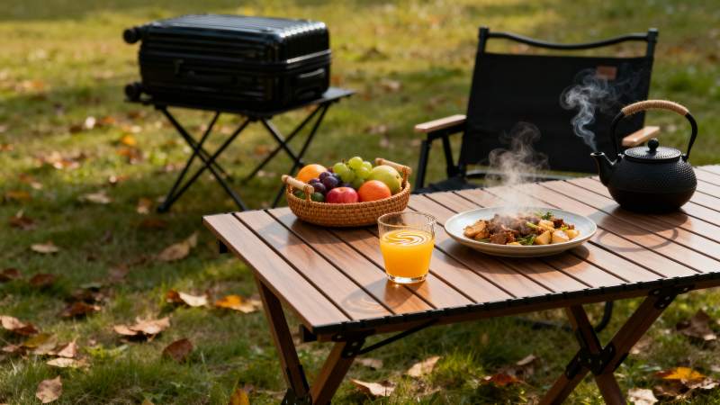 秋日野餐时光图片