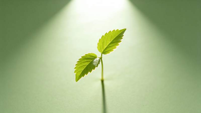 嫩芽破土而出图片