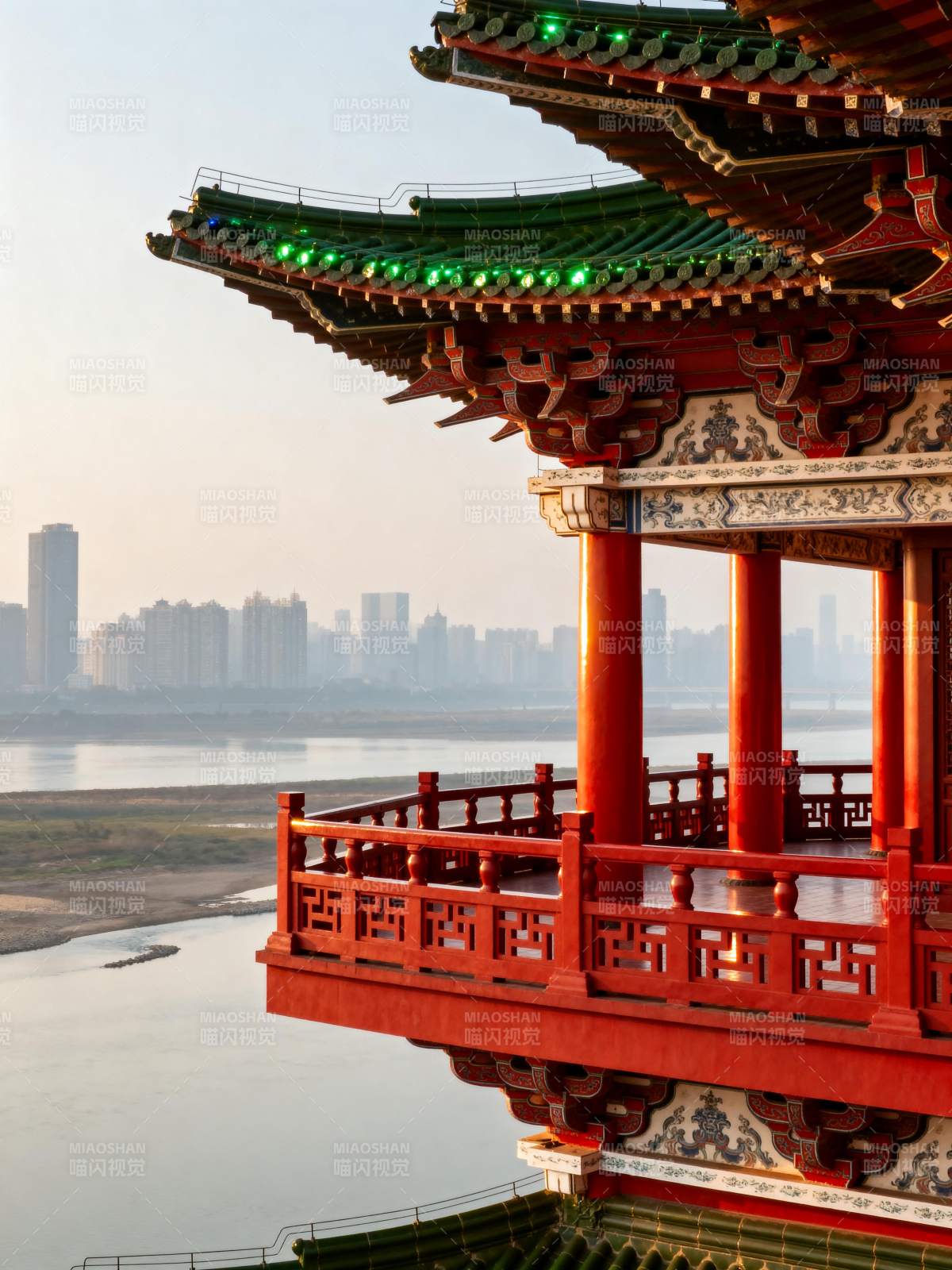 古亭映江城图片