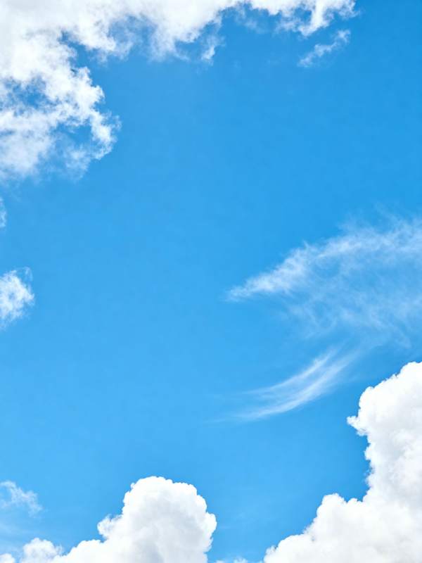 蓝天白云 晴空万里图片