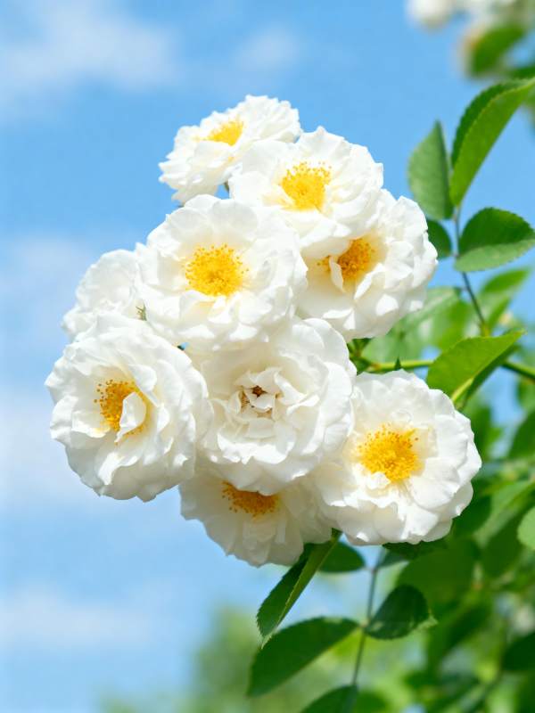 白玫瑰绽放图片