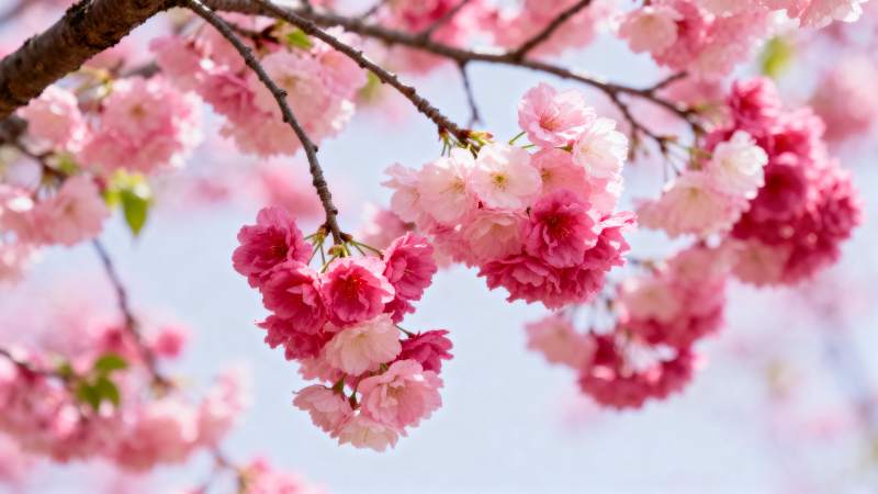 樱花绽放春意浓图片