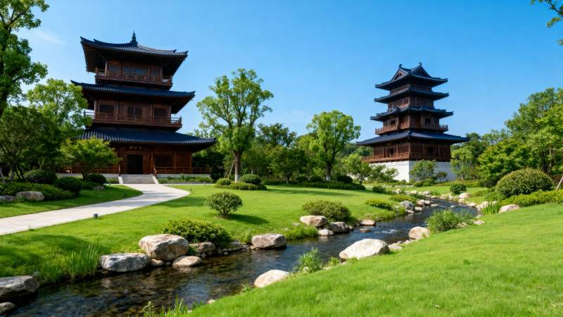 古典园林美景图片