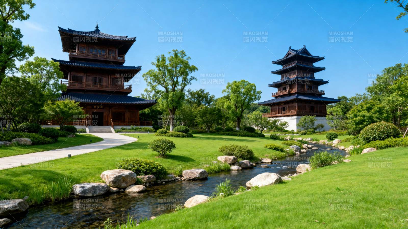 古典园林美景图片