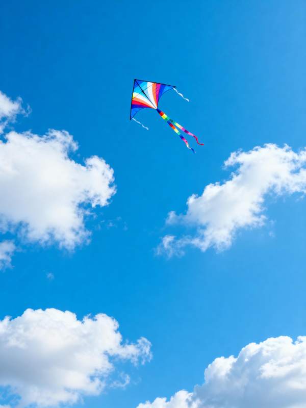 彩鸢翔蓝天图片