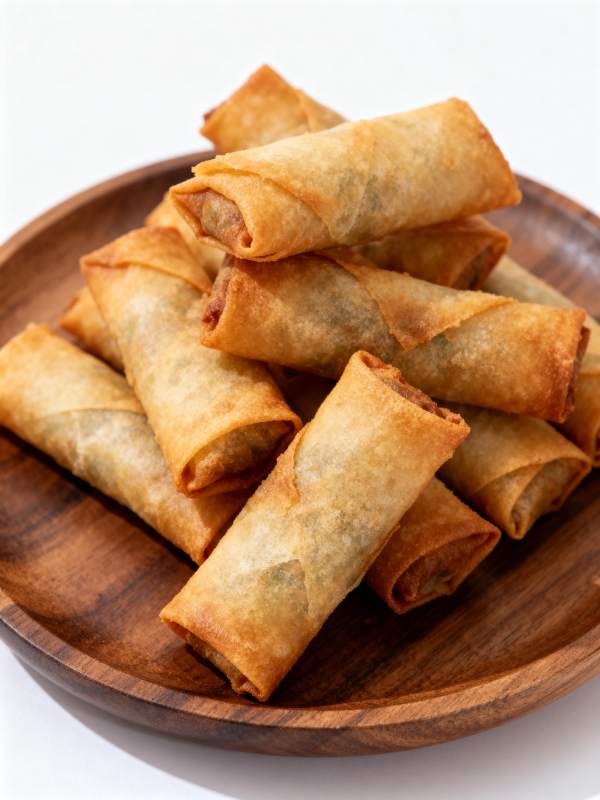 金黄酥脆春卷图片