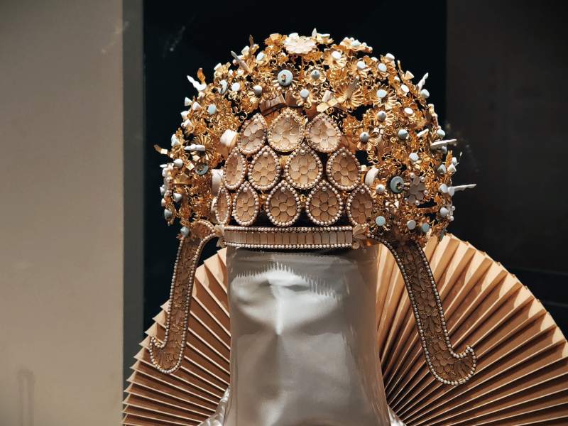 华丽头冠展陈 萧皇后复原冠图片