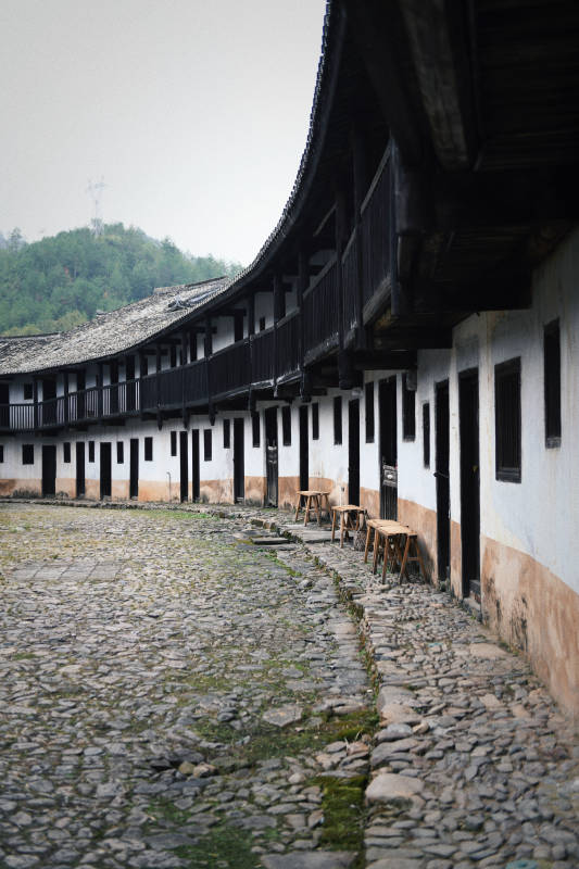 江西古朴庭院静谧景图片