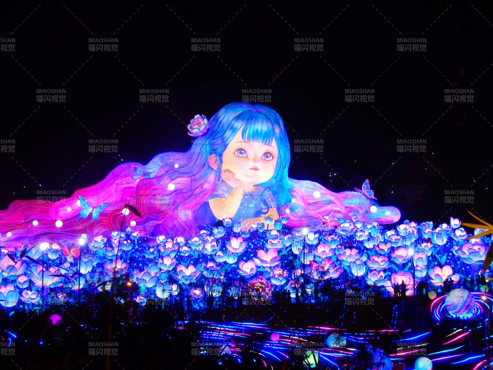 梦幻光影少女图片