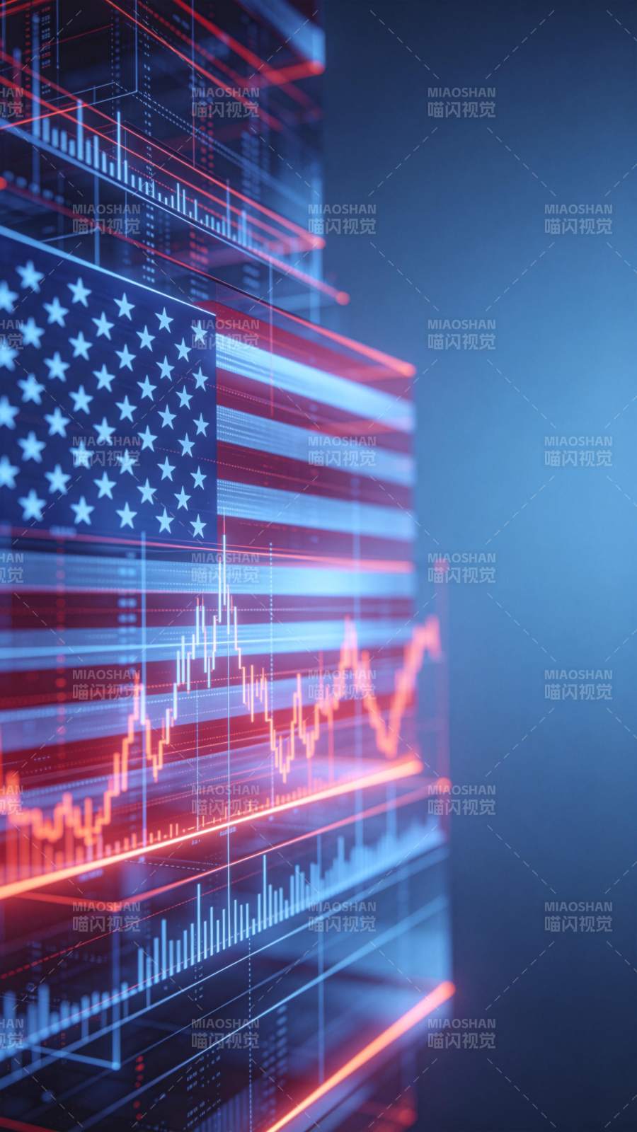 美国股市数据可视化图片
