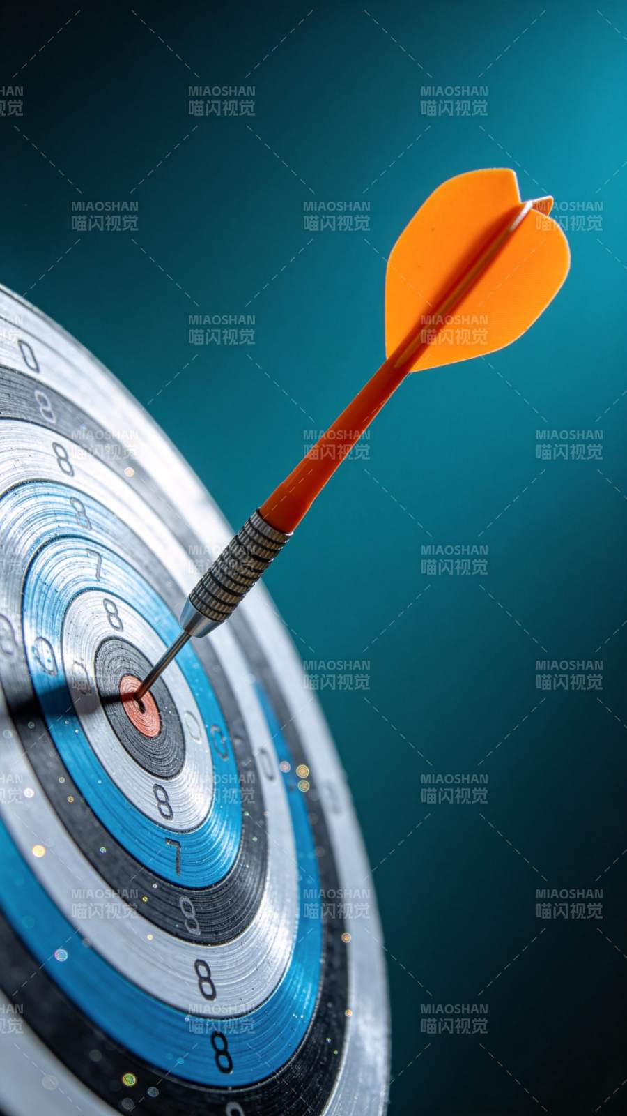 精准命中靶心图片