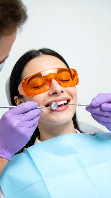 牙科检查中图片