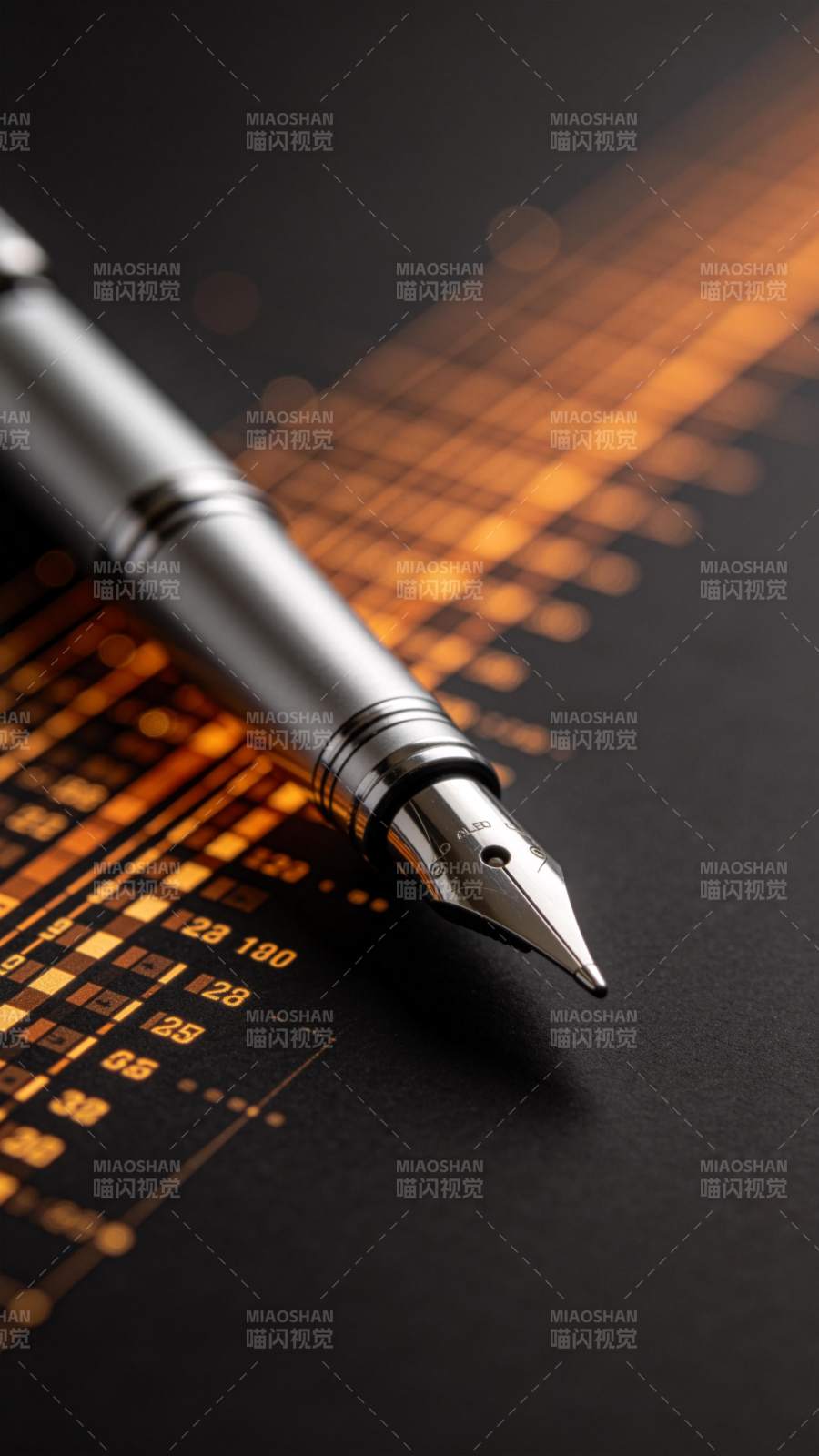 笔尖下的数据光影图片