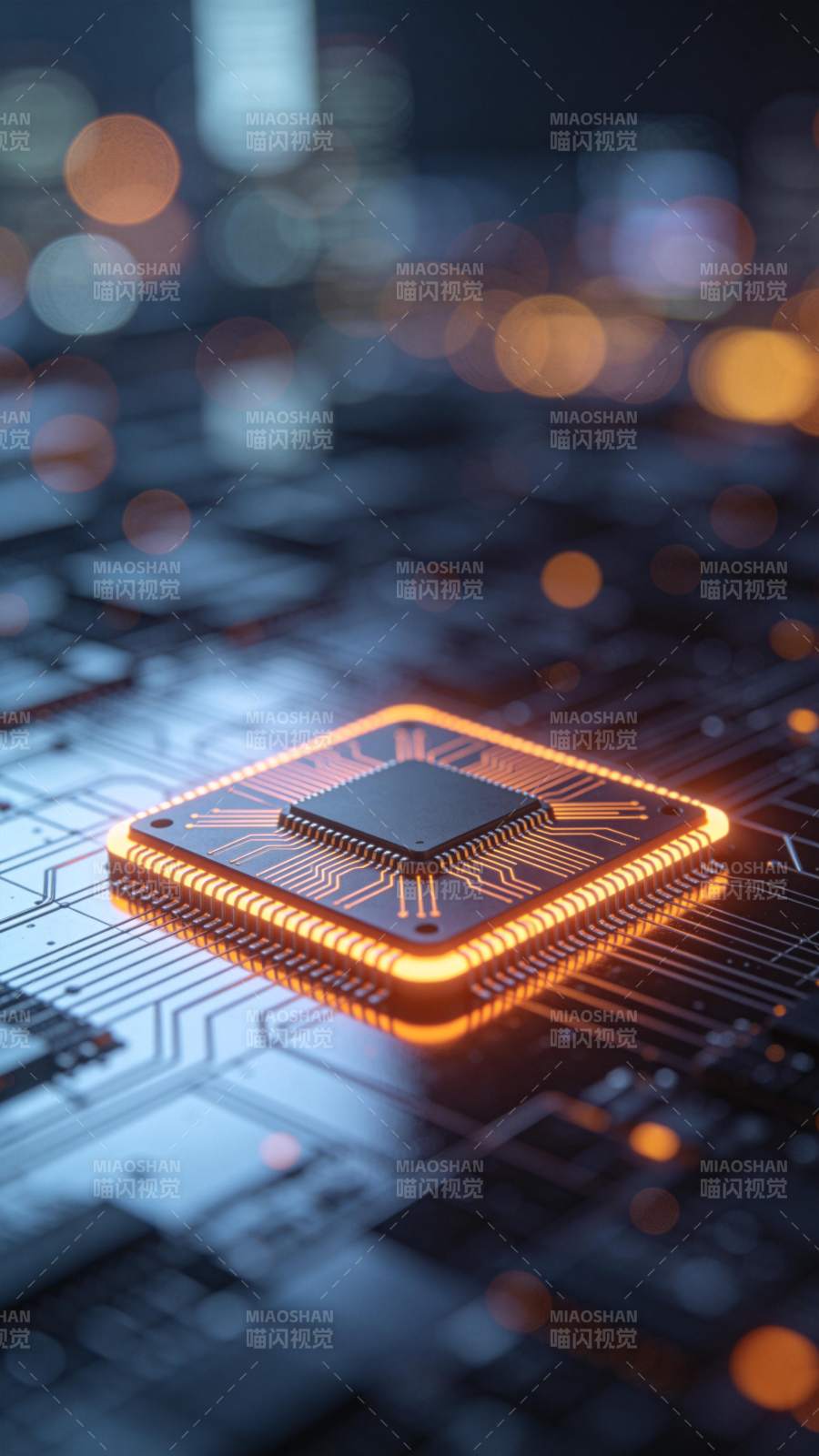 芯片科技之光图片