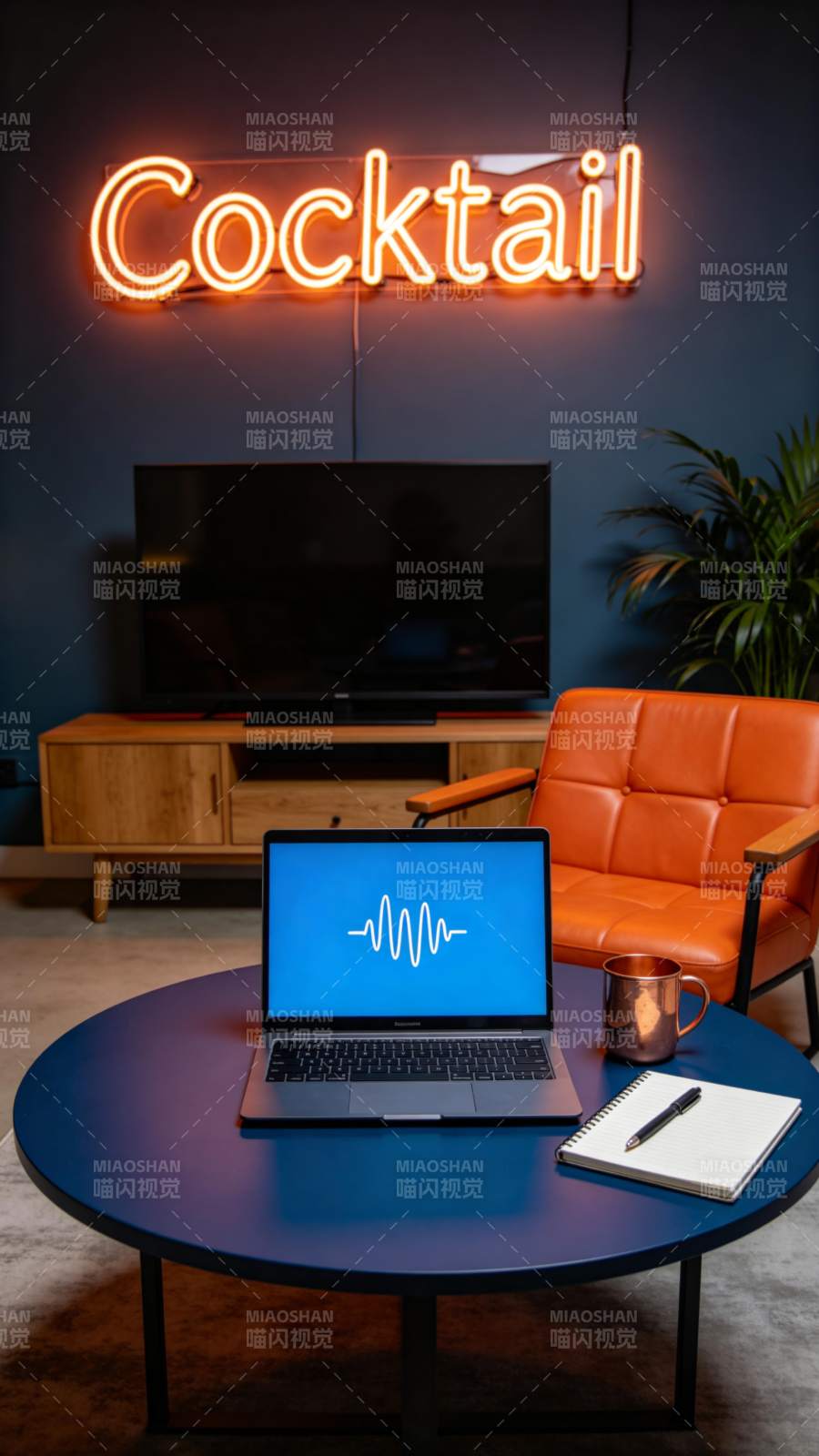 霓虹鸡尾酒时光图片