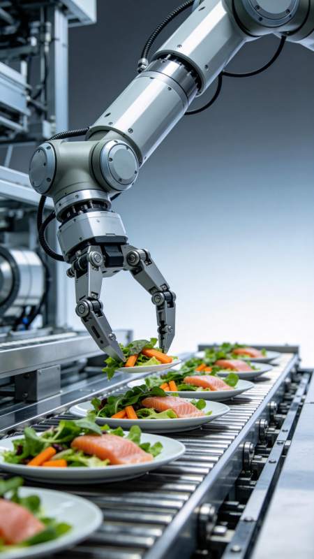 智能机器人烹饪图片