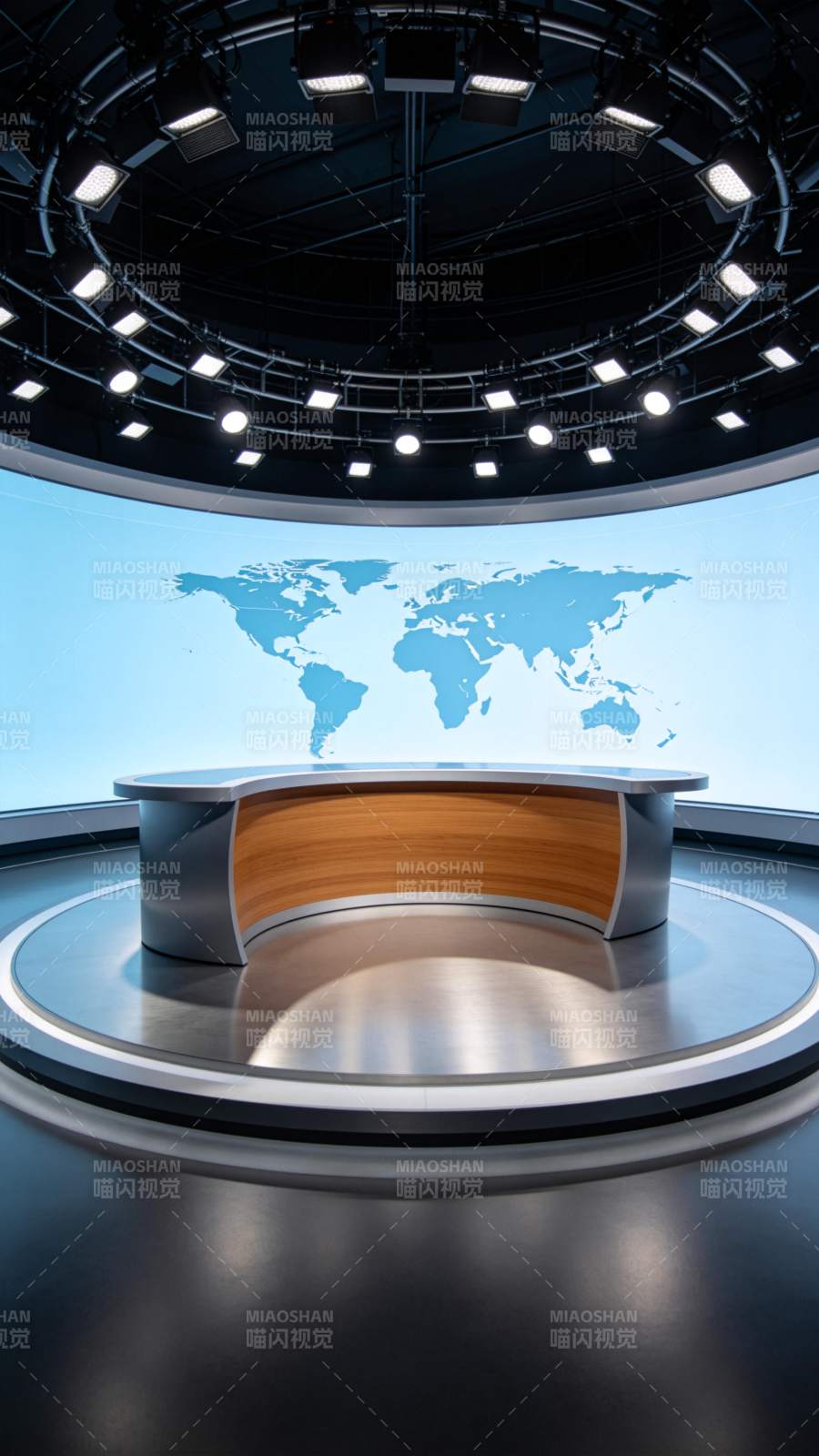 新闻演播室图片