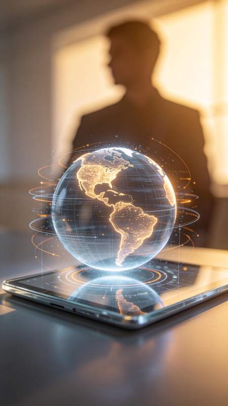 科技连接全球图片