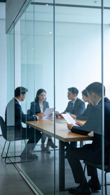 商务会议进行中图片