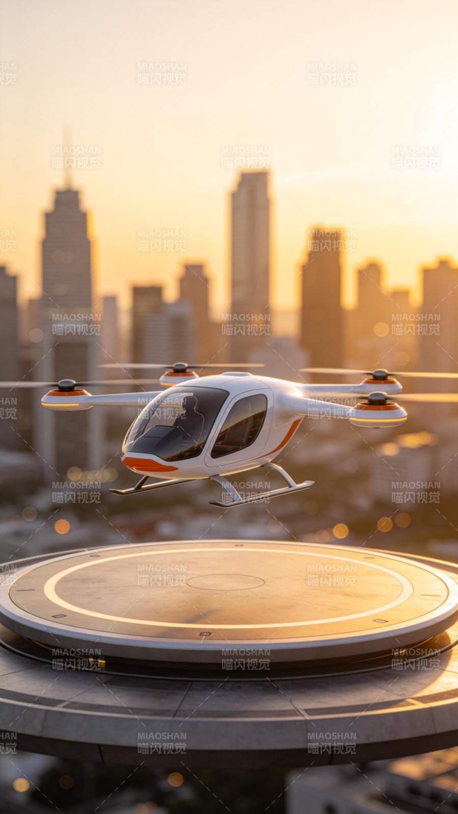 未来城市飞行器图片