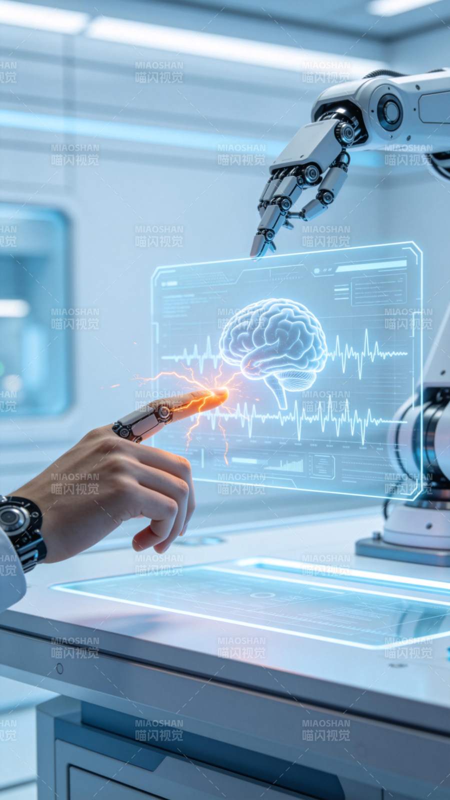 脑机交互未来科技图片