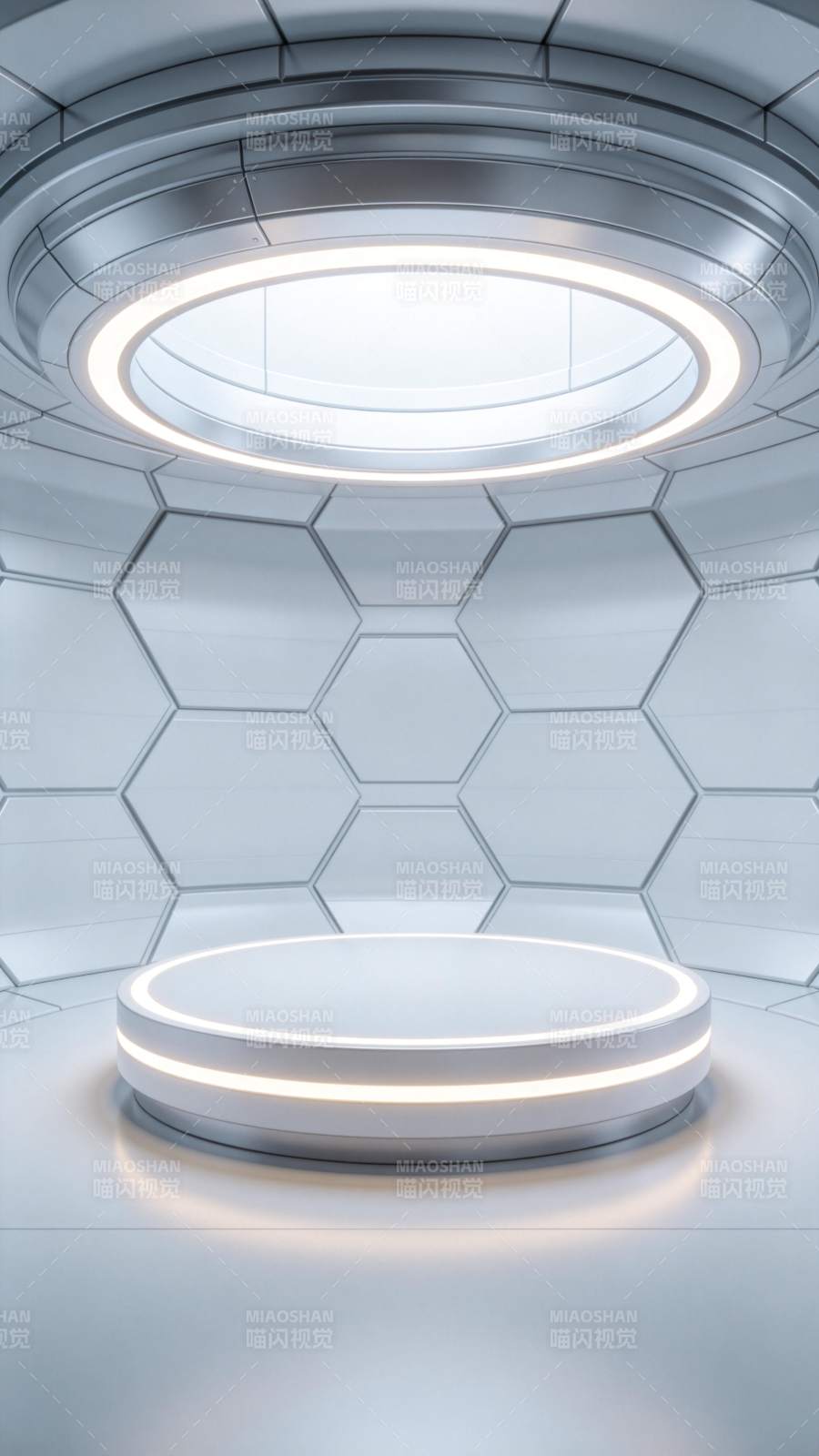 未来科技展示台图片