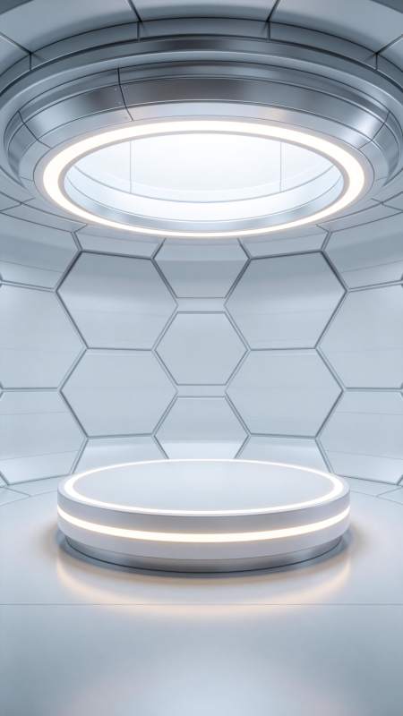 未来科技展示台图片