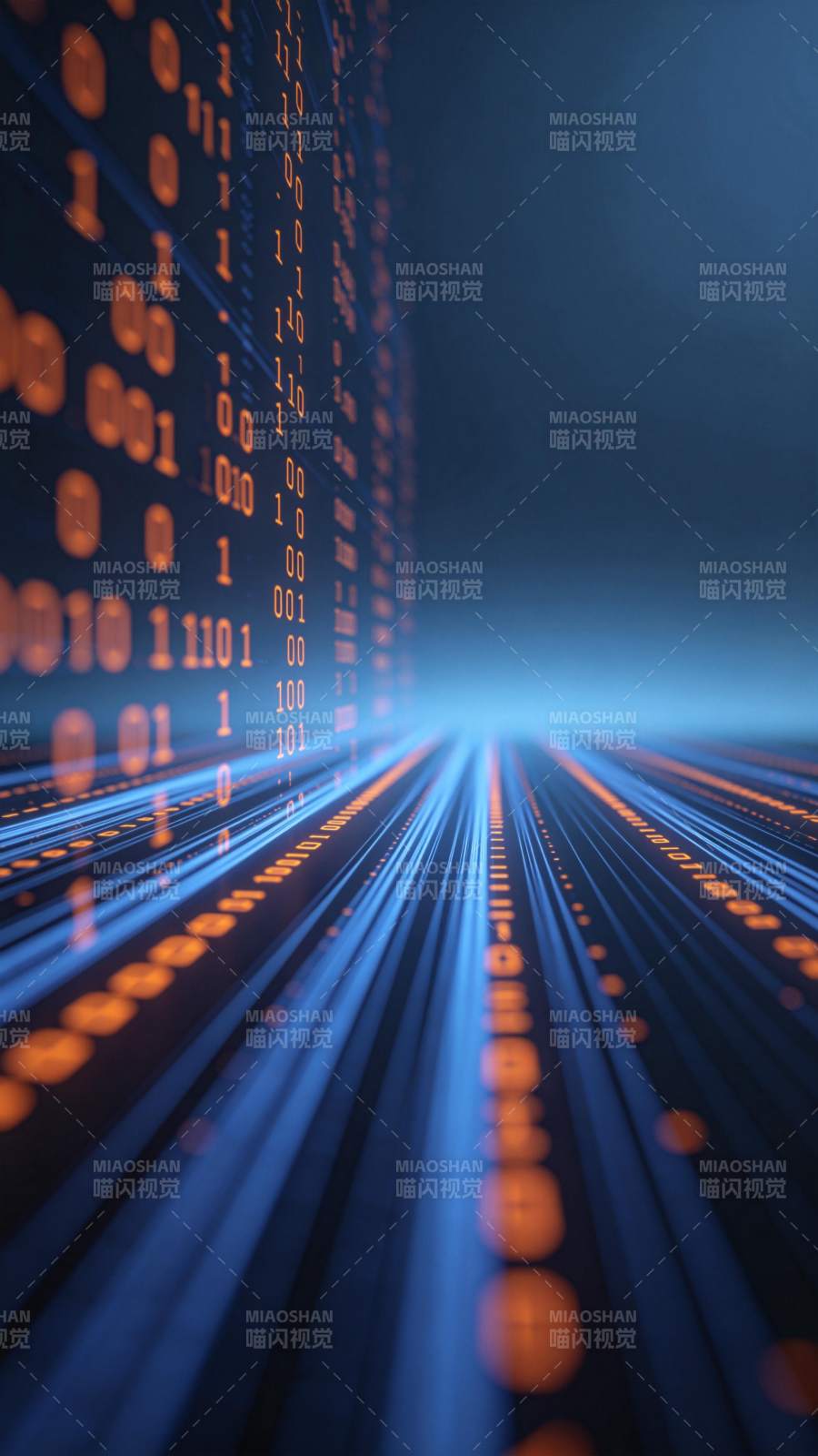 数据流光隧道图片