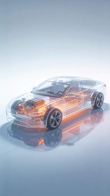 未来汽车透视图图片